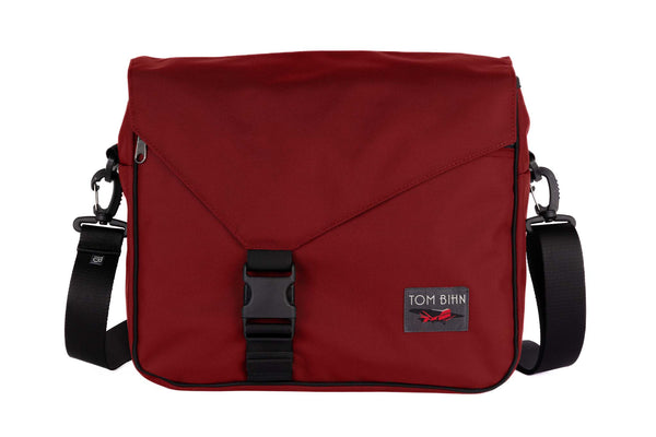 The Maker's Bag in Mars Red (brick red) Ballistic.